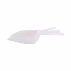 3 Piece Pallet Ice Scraper Shape Plastic Scoop - Transparent