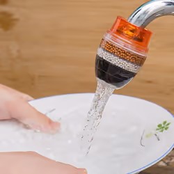 Activated Carbon Faucet Filter Faucet Nozzle Water Filter Kitchen Tap 5 Layers Filter Purifier Use