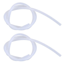 2 Roll 6mm x 8mm Silicone Food Grade Water Air Tube Hose 1 Meter