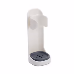 Plastic Electric Toothbrush Holder Wall-Mounted Tooth Brush Rack Space Saving Storage Shelf Bathroom Accessories 1