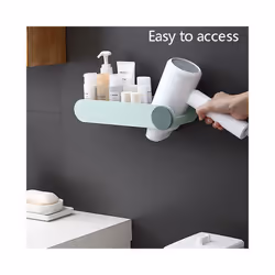 CNNOTEPAD Multifunction Hair Dryer Holder Bathroom Organizer Shelf