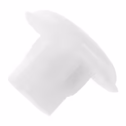 200 Pcs Decor 5 mm White Plastic Hole Drilling Cover