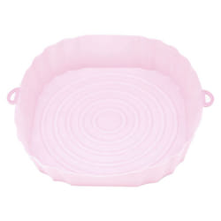20Cm Air Fryers Oven Baking Tray Fried Chicken Basket Mat Pink