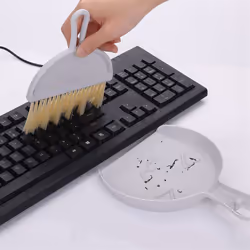 Mini Dustpan and Brush Set, Small Broom and Dustpan Cleaning Set Portable Table Top Brush Set