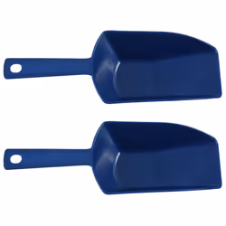 2X Home Kitchen Flour Sugar Food Cereal Spice Ice Plastic Scoop