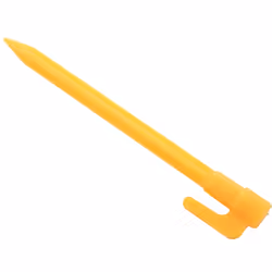 10Pcs Camping Tools Plastic Tent Pegs Nails Sand Ground Stakes Outdoor Camping Tent Awning Yellow Tent Accessories