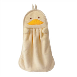 CNNOTEPAD Hanging Towel Absorbent Baby Towel Yellow