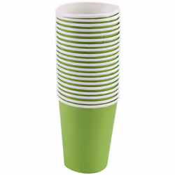 20 Paper Cups  - Plain Solid Colours Birthday Catering