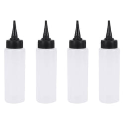 4Pcs 150Ml Salon Hair Color Measuring Applicator Bottle Scale Hairdressing Tool