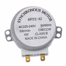AC 220-240V 50/60Hz 5/6RPM 4W Turntable Synchronous Motor for miniwave Oven