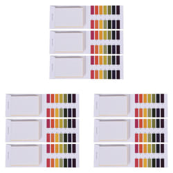 9 Set 240 Strips Professional 1-14 PH Litmus Paper Ph Test Strips Cosmetics Soil PH Test Paper Strips with Control Card