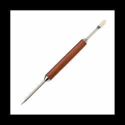 Coffee Art Pen, Coffee Fancy Art Needle Barista Tool, Wood Handle Stainless Decorating Coffee Art Needle