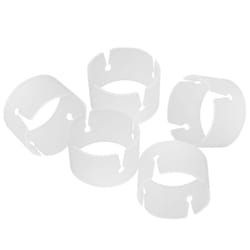 CNNOTEPAD 100 Pack Plastic Balloon Arch Clips Ties Rings Buckle