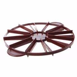 Cake Divider Slice Pie Cake 10 / 12 Piece Portion Marker Divider Dark Red