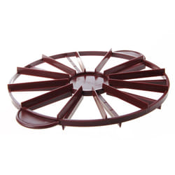 Cake Divider Slice Pie Cake 10 / 12 Piece Portion Marker Divider Dark Red