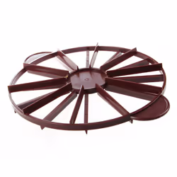 Cake Divider Slice Pie Cake 10 / 12 Piece Portion Marker Divider Dark Red