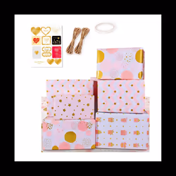 Pink Gold Birthday Girls Folded Sheets for Party,Wedding,'s Day,All Occasion