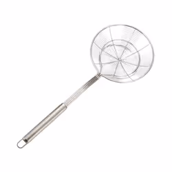 Mesh Strainer Stainless Steel Fine Mesh Food Strainer Kitchen Colander with Good Grip Handle Size14