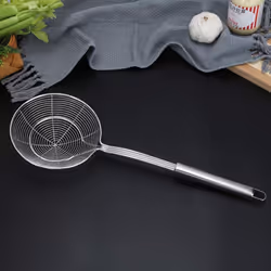 Mesh Strainer Stainless Steel Fine Mesh Food Strainer Kitchen Colander with Good Grip Handle Size14