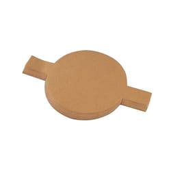 100Pcs Precut Circle Cake Pan Liners Round Non-Stick Parchment Paper with Lift Tabs for Baking Brown 6 inch