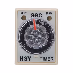 10S Delay Timer Time Relay H3Y-2 AC 220V 8 PIN Adjusting Knob Control Timing Relay for Household Electrical