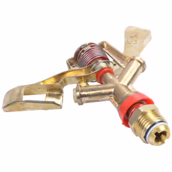 Hot New 1/2 Inch Dual Connector Zinc Alloy Rotate Rocker Arm Water Sprinkler Spray Nozzle Garden Irrigation Sprinkler