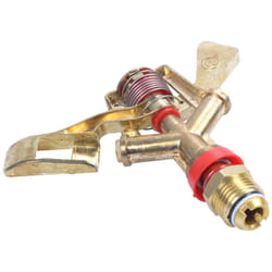 Hot New 1/2 Inch Dual Connector Zinc Alloy Rotate Rocker Arm Water Sprinkler Spray Nozzle Garden Irrigation Sprinkler