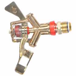 Hot New 1/2 Inch Dual Connector Zinc Alloy Rotate Rocker Arm Water Sprinkler Spray Nozzle Garden Irrigation Sprinkler