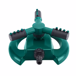 Garden Sprinkler, Adjustable Rotating Lawn Sprinkler 3 Arm Rotating Sprinkler,Automatic Water Sprinkler
