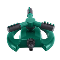 Garden Sprinkler, Adjustable Rotating Lawn Sprinkler 3 Arm Rotating Sprinkler,Automatic Water Sprinkler