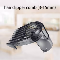 2pcs 3-15mm Hair Clipper Comb for QC5510 QC5530 QC5550 QC5560 QC5570 QC5580 Hair Trimmer Replacement Comb