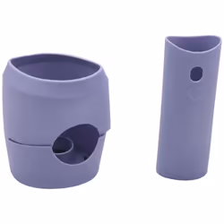 Purple Soft Silicone Protective Cover for Hair Dryer,360 Full Protection Chargin Case for Blower Cover Skin