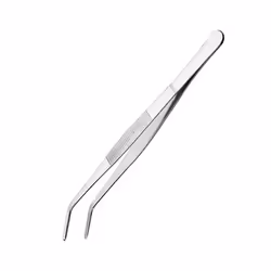 Stainless Steel Precision Kitchen Culinary Tweezer Tongs Long