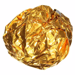 100pcs Square Chocolate Lolly Paper Aluminum Foil Wrappers Gold