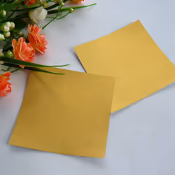 100pcs Square Chocolate Lolly Paper Aluminum Foil Wrappers Gold