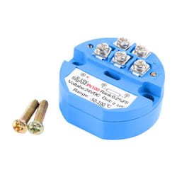 RTD PT100 Temperature Transmitter DC24V 50 ~ 100 degree Output 0-10V