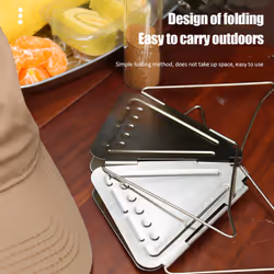 Coffee Filter Holder Stainless Steel Compact Folding Portable Coffee Filters Rack Tool
