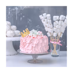6Pcs Gold Mini Crown Cake Topper Small Crystal Pearl Cupcake Toppers Small Cupcakes Crown for Wedding Birthday