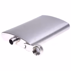 Whiskey Pocket 10oz Hip Flask Liquor Alcohol With Stainless Steel Screw Cap