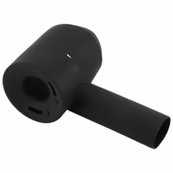 Black Soft Silicone Protective Cover for Hair Dryer,360 Full Protection Chargin Case for Blower Cover Skin