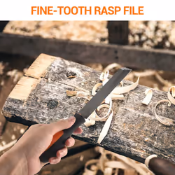 6 Inch Pruning Saw File T12 Bearing Steel Fine-Tooth Rasp File Carpentry Woodworking Hand Tool with Handle