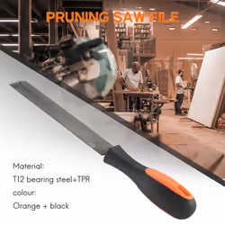 6 Inch Pruning Saw File T12 Bearing Steel Fine-Tooth Rasp File Carpentry Woodworking Hand Tool with Handle