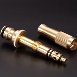 2X High Pressure Hose Nozzle Heavy Duty , Brass Water Hose Nozzles for Garden Hoses, Adjustable Function