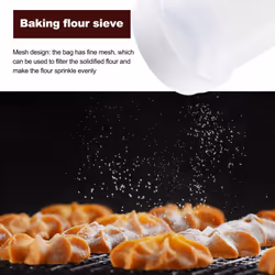 2 Pcs Icing Sugar Shaker Flour Shaker with Lid for Cocoa Shaker Powder Flour Spice Cake Baking Flour Sieve Tool