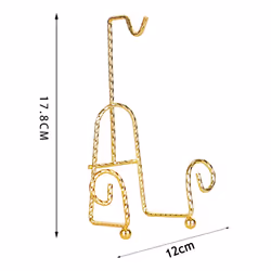 CNNOTEPAD Tea Cup Holder Gold Mug Set Display Stand