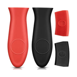 Silicone Hot Handle Holder and Assist Handle Holder Cast Iron Skillet Handle Cover Cast Iron Silicone Handle Cover