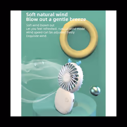 Summer Portable Mini Fan Small Pocket Fan Cartoon Fan Hand- Fan for Outdoor Mini Electric Fan,Pink