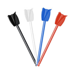 4Pcs Epoxy Mixing Stick Paint Stirring Rod Cement Paint Mixer Attachment with Drill Chuck for Oil Paint