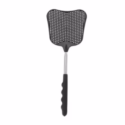 Mosquito and Fly Killing Plastic Fly Swatter Retractable Stainless Steel Rod