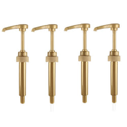 4 Pcs Coffee Milk Tea Dispenser Syrup Pump Black Liquid Dispenser for Syrup Juice Bottle Dispenser Pump